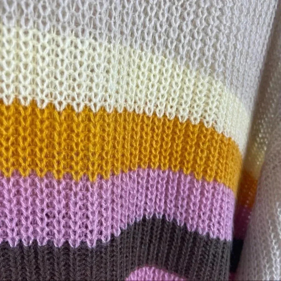 All in  Favor Striped Dolman Sleeve Sweater - Picture 7 of 10